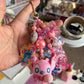 Handmade Fancy & Chunky Beaded Bag Charm - #17