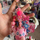 Handmade Fancy & Chunky Beaded Bag Charm - #20