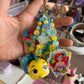 Handmade Fancy & Chunky Beaded Bag Charm - #29