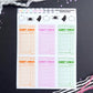Halloween Guest Checks Sticker Sheet