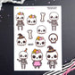 Skeleton Party Sticker Sheet