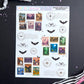 Spooky Stamp Icons Sticker Sheet