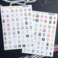 Spooky Letters Sticker SET