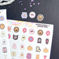 Spooky Letters Sticker SET