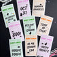 Halloween Guest Check Sayings Die Cut Sticker