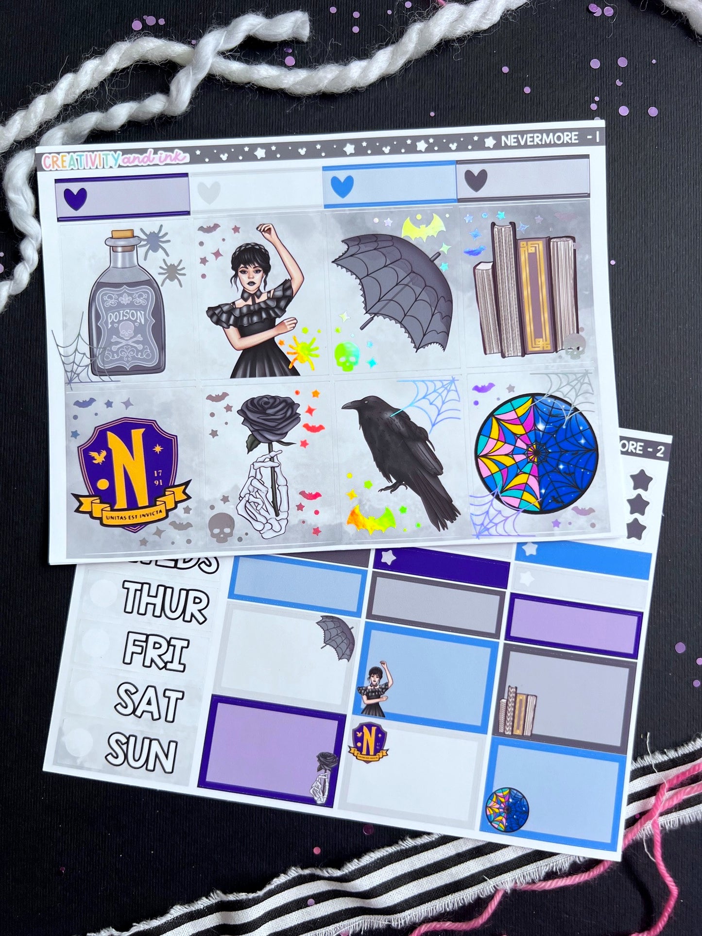 Nevermore / Holographic Foil Full Kit (1.5" BOXES)