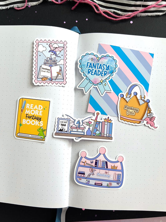 Fantasy Reader / Die Cut Pack