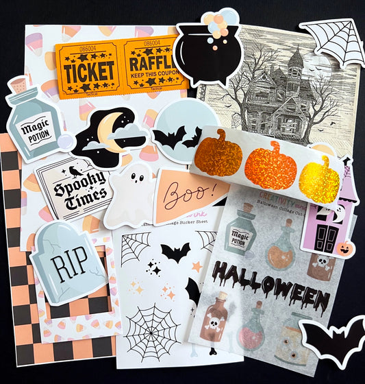 NEW! Halloween / Collage & Sticker Pack