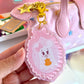 Coquette Pink Ghost Bag Charm / Keychain (LIMITED)