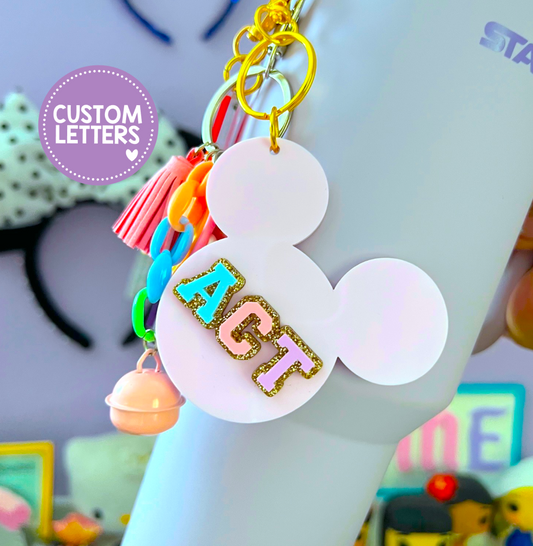 Personalized Mouse Acrylic Keychain