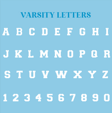 Load image into Gallery viewer, Personal Varsity Letter Acrylic Keychain
