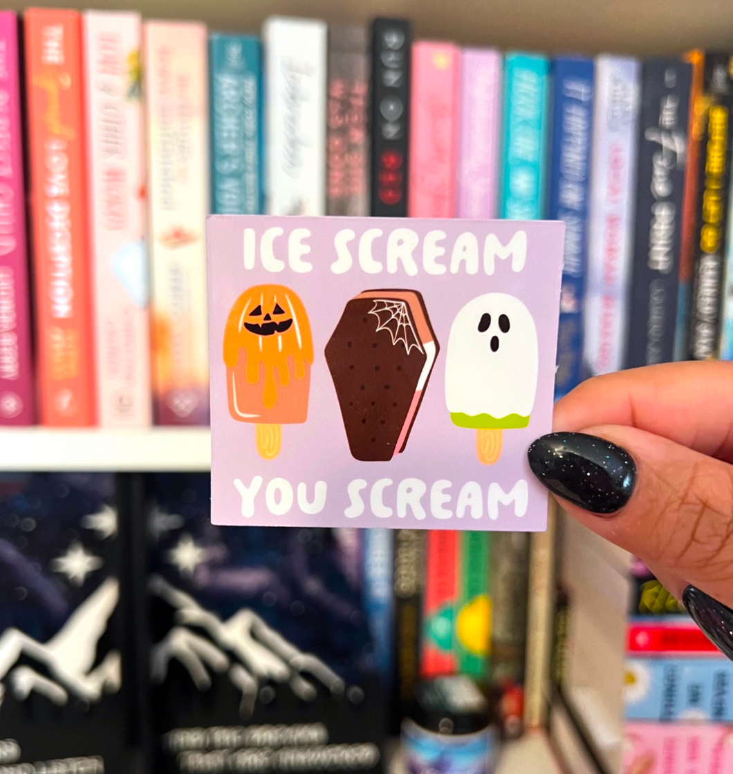 Ice Cream - You Scream / Die Cut Sticker