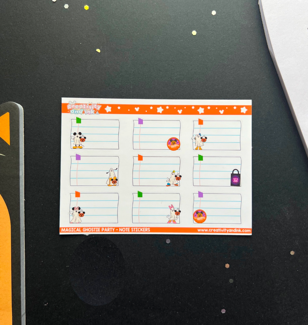 Magical Ghostie Party / Note Stickers