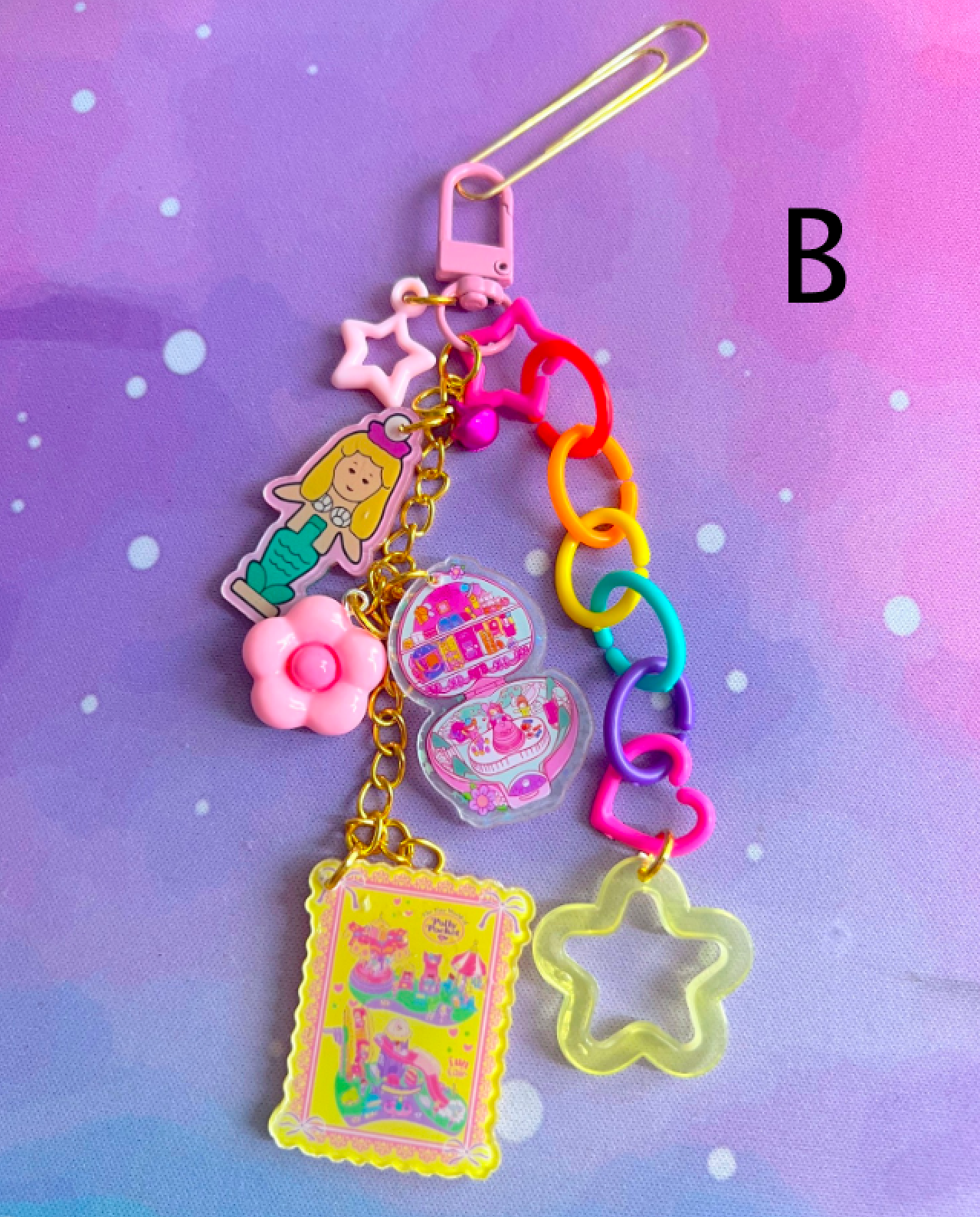 Handmade POLLY Junk Journal Charms