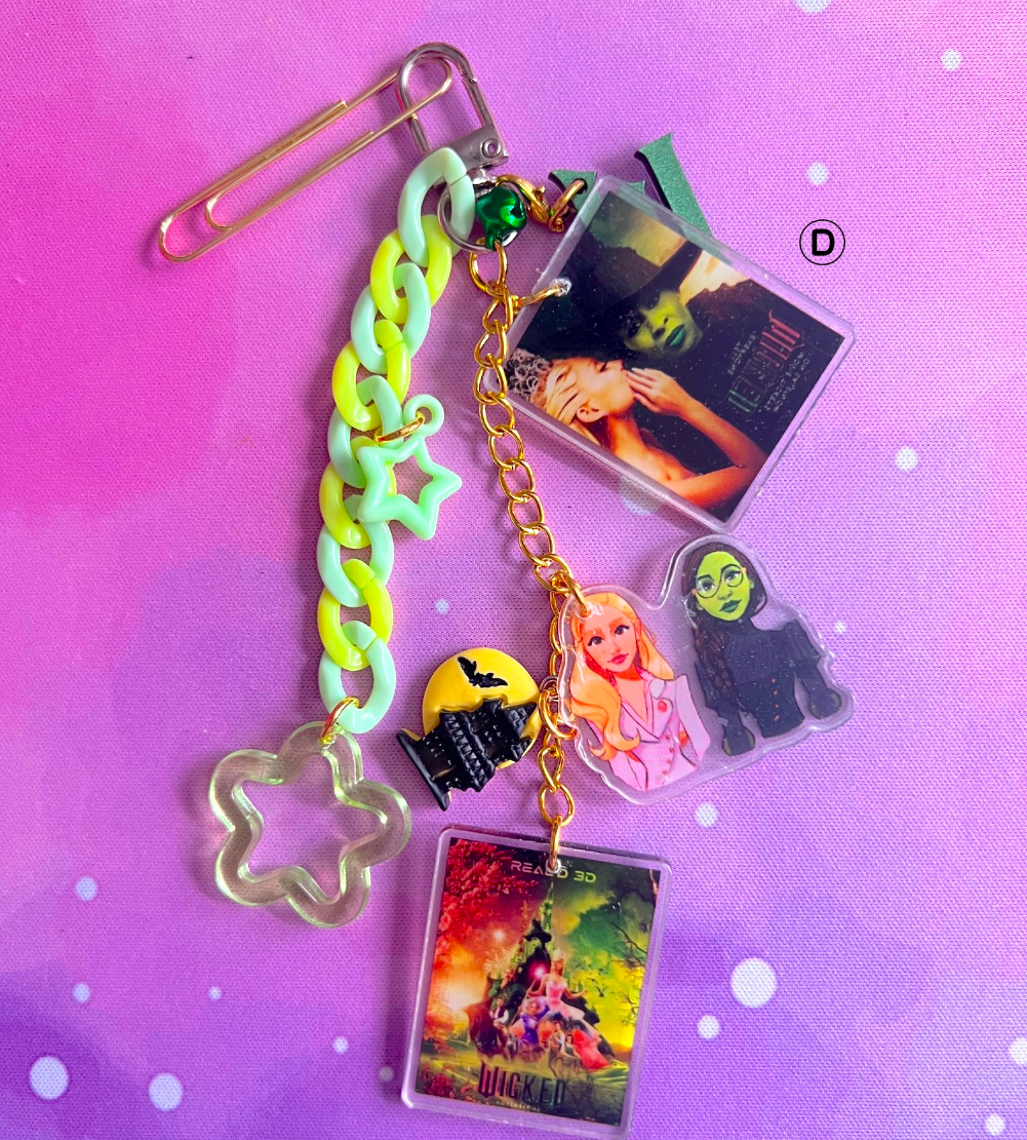 Handmade WICKED Junk Journal Charms