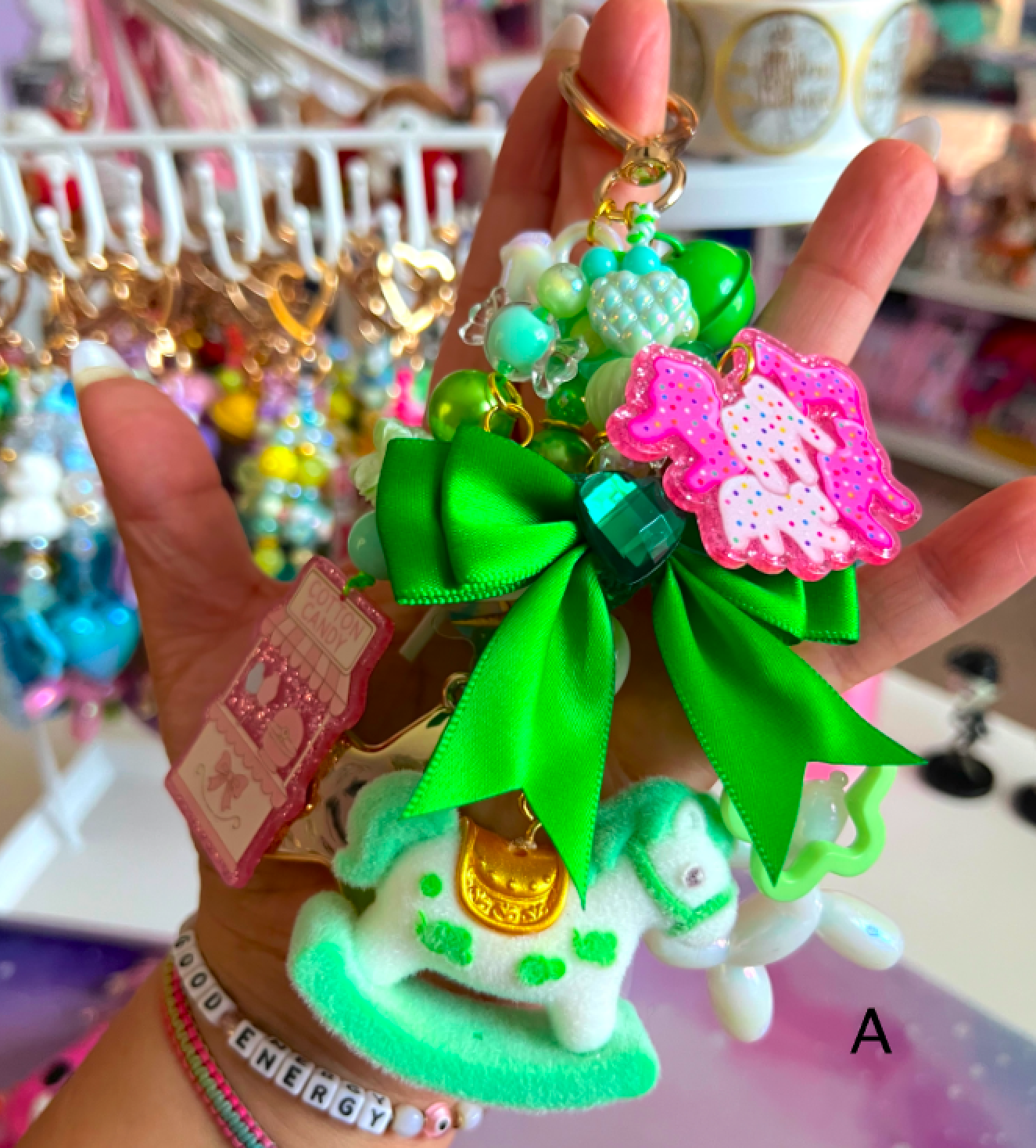 CAROUSEL Handmade Fancy & Chunky Beaded Bag Charm (LIMITED)
