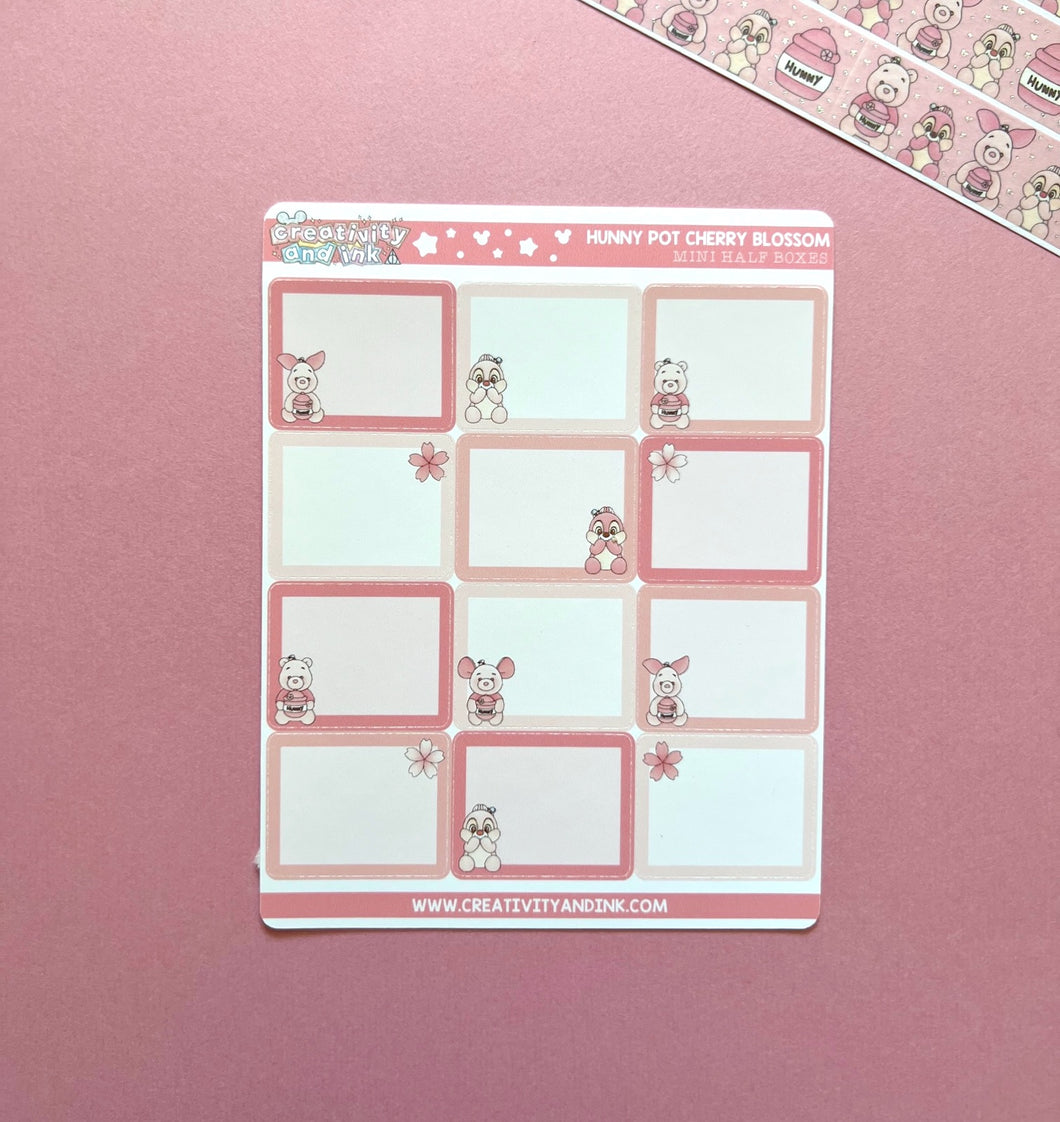 Hunny Pot Friends - Cherry Blossom / Mini Half Boxes