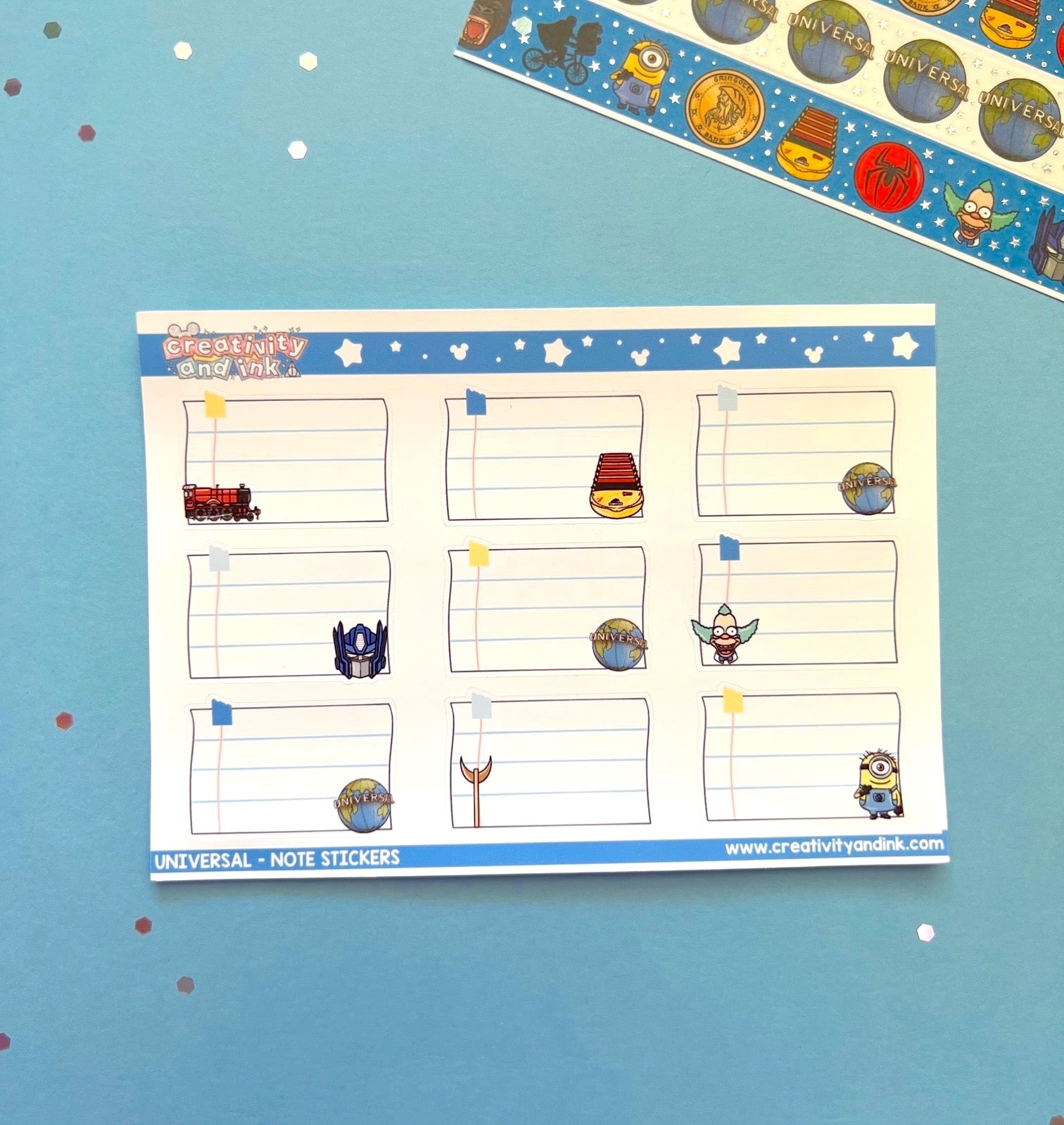 Universal / Notes Stickers – Creativity and Ink