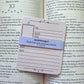 Book Review - Journaling Card Set (6 ct)