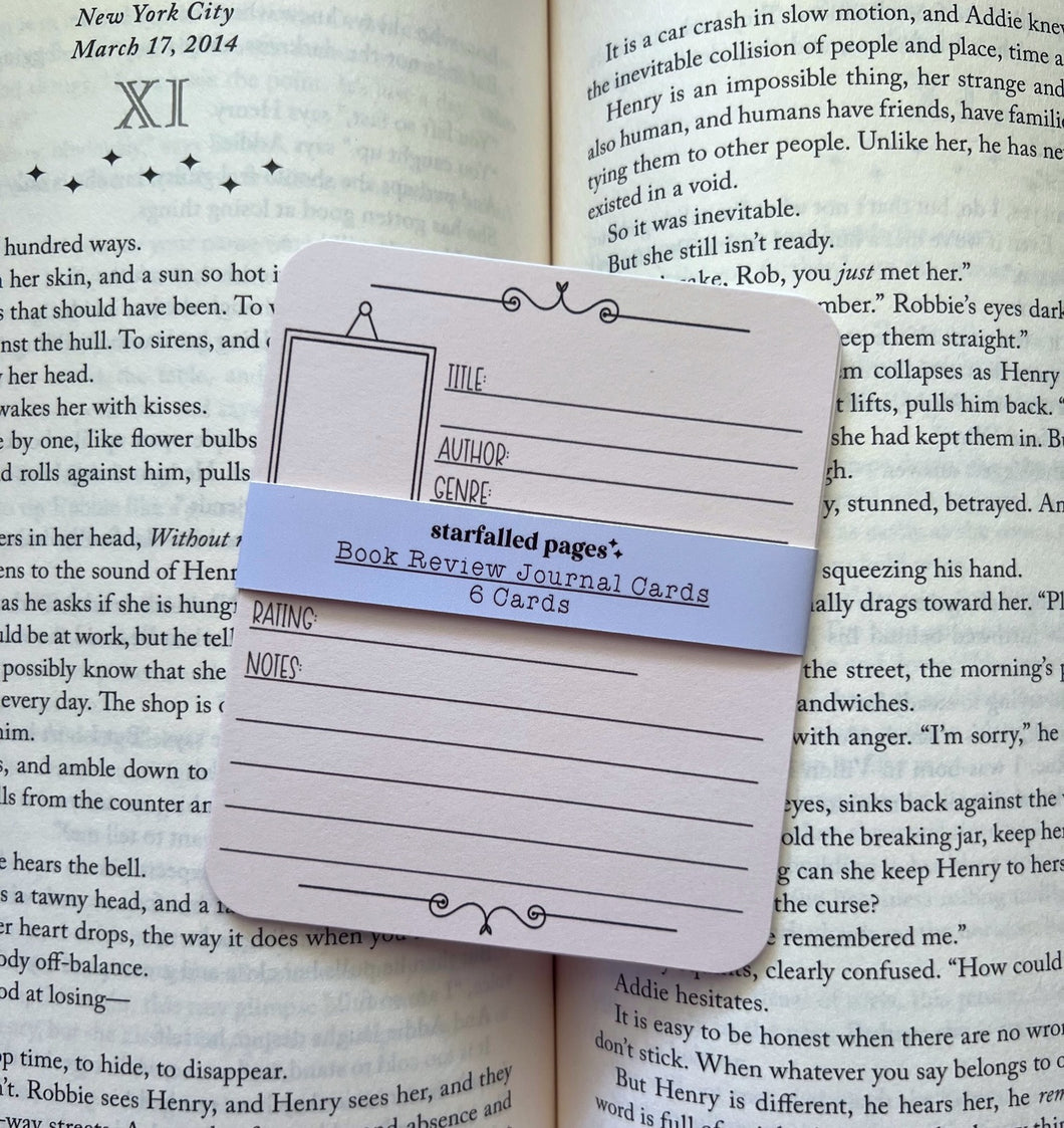 Book Review - Journaling Card Set (6 ct)