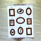 Flourish through Books - Frames / Stickers