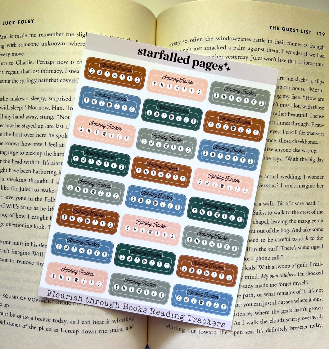 Flourish through Books - Reading Trackers / Stickers