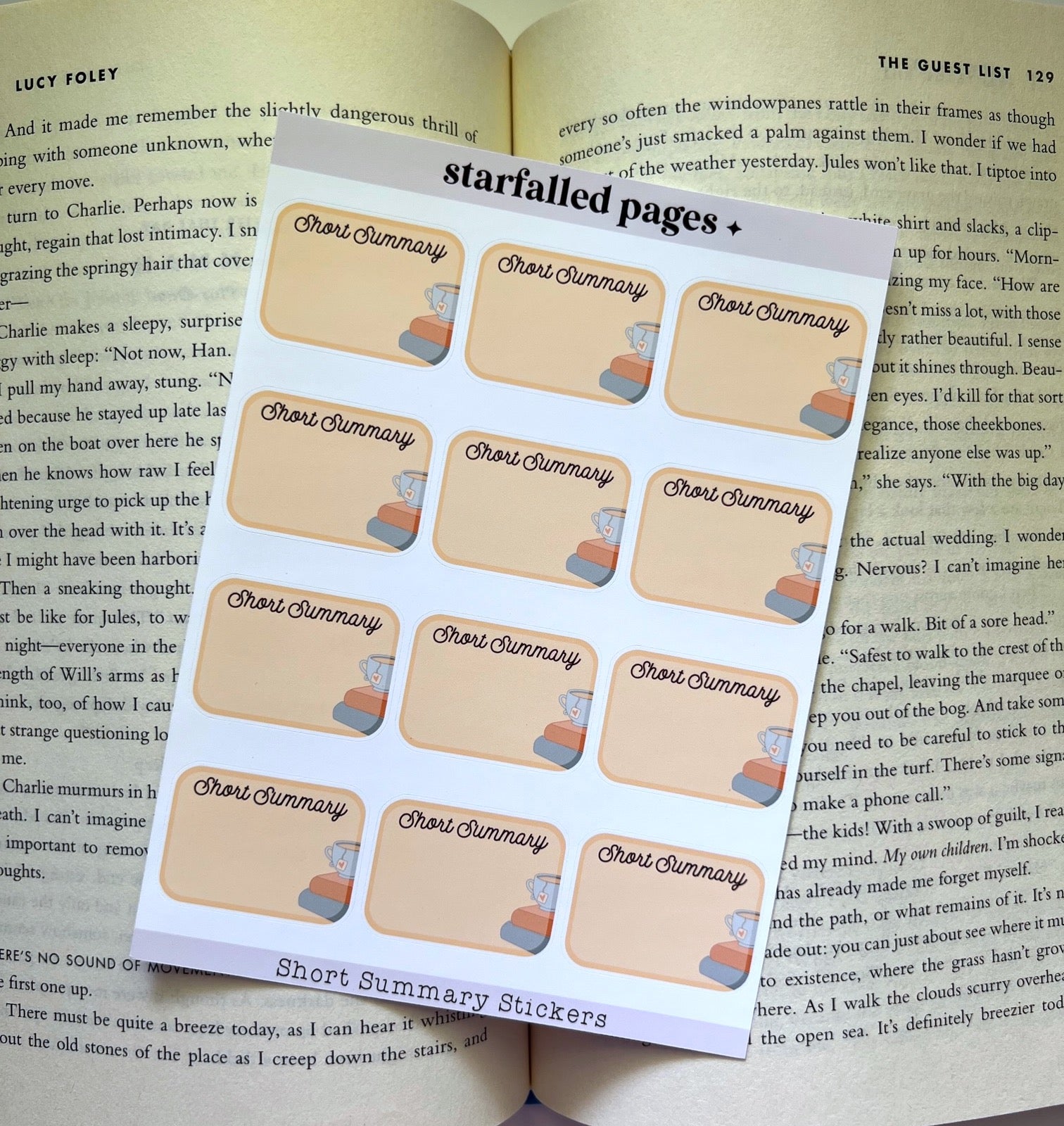 Short Summary Stickers – Creativity and Ink