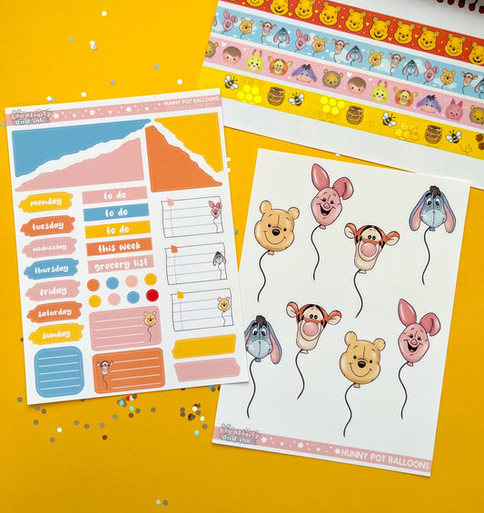 Hunny Pot Balloons / Journal Kit