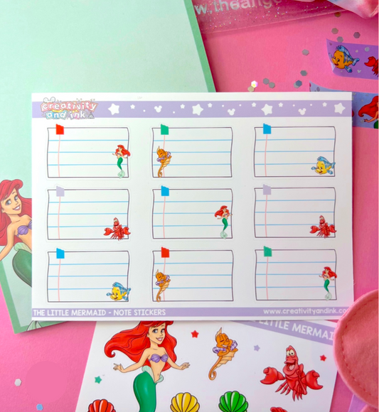 Mermaid Magic / Notes Stickers